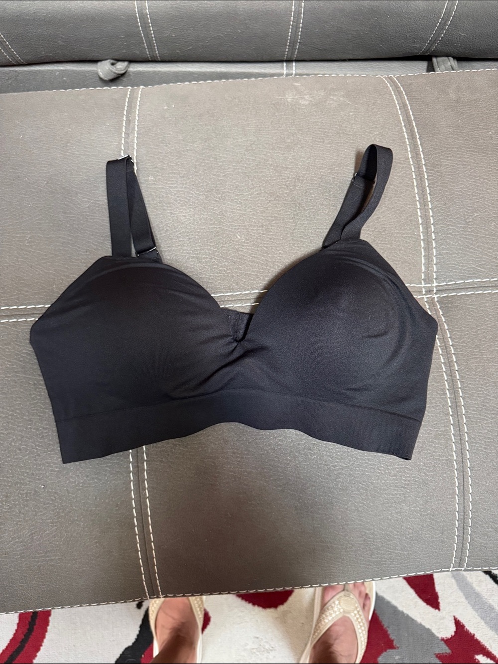 Shapermint Essentials Wireless Bra in Black - XL/TG - Picture 2 of 3